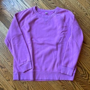 Old Navy vintage crew neck sweatshirt- pink/purple